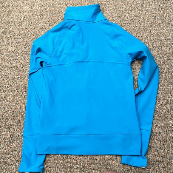 Vintage blue Nike zip up with white collar and cuffs - Picture 4 of 4